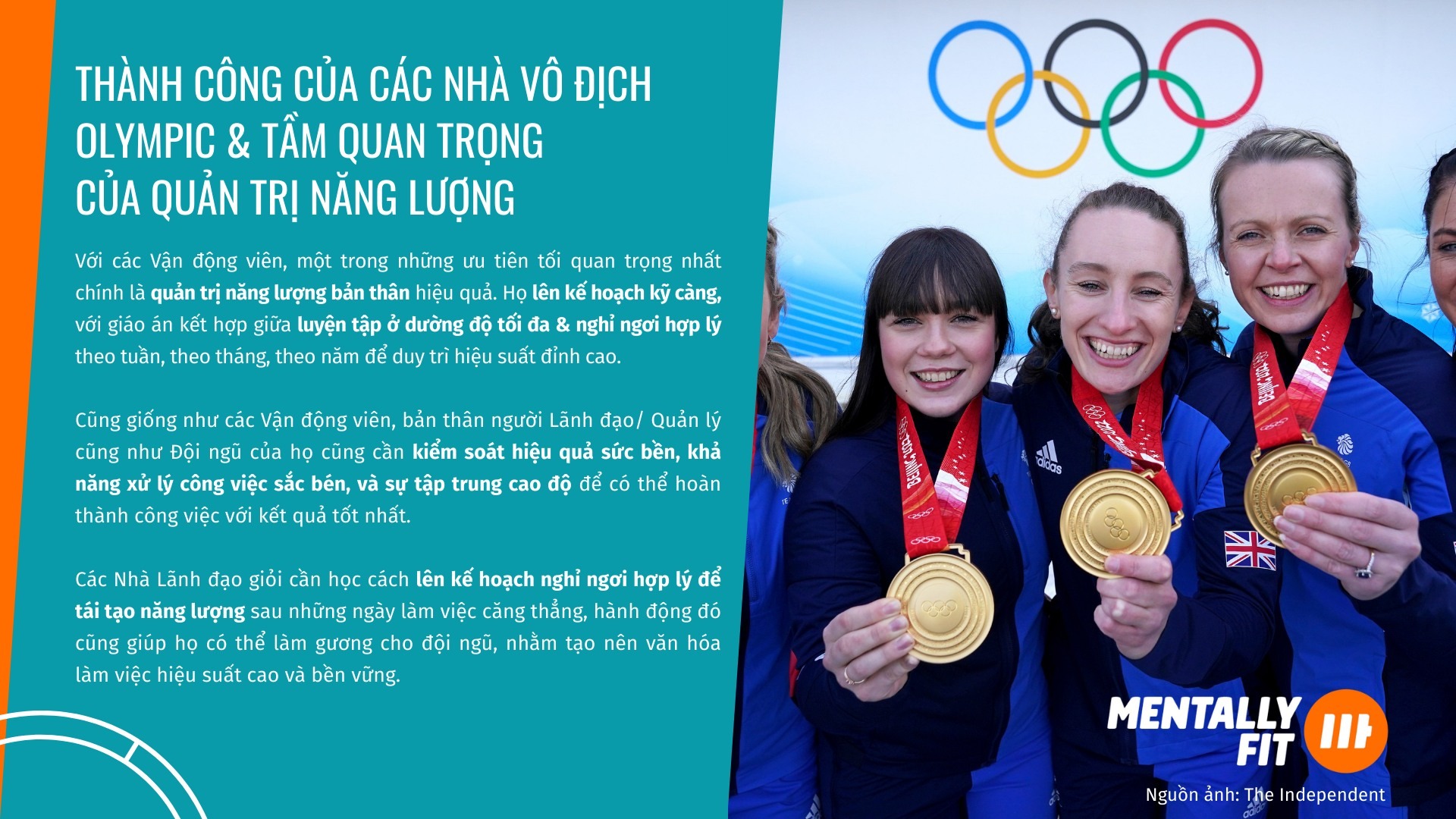 Featured image for “THÀNH CÔNG CỦA CÁC NHÀ VÔ ĐỊCH OLYMPIC & TẦM QUAN TRỌNG CỦA QUẢN TRỊ NĂNG LƯỢNG”